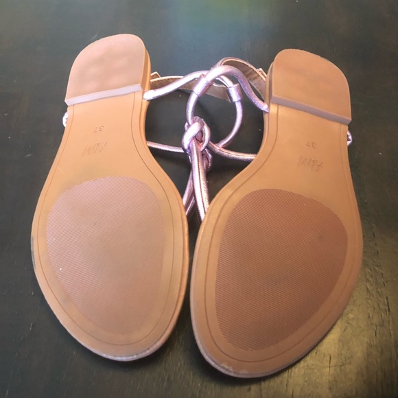 Metallic pink T-strap sandal H&M - Picture 4 of 6